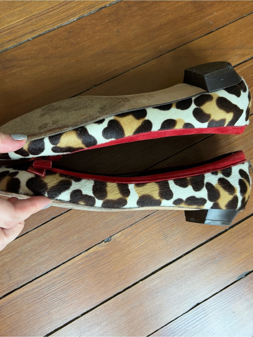 Y2k RARE Vintage Coach ocelot leopard flats - Picture 3 of 11